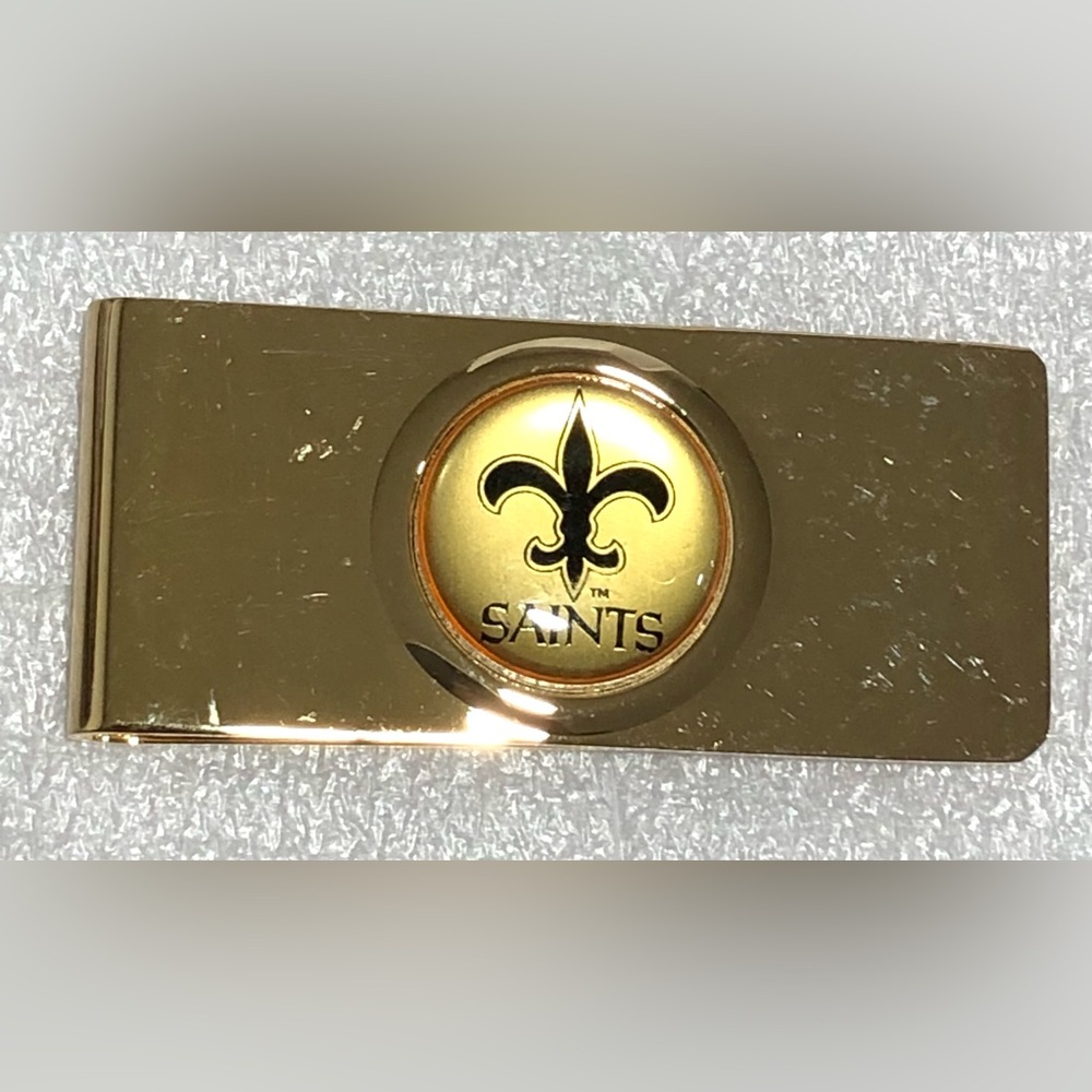 Saints Gold Money Clip